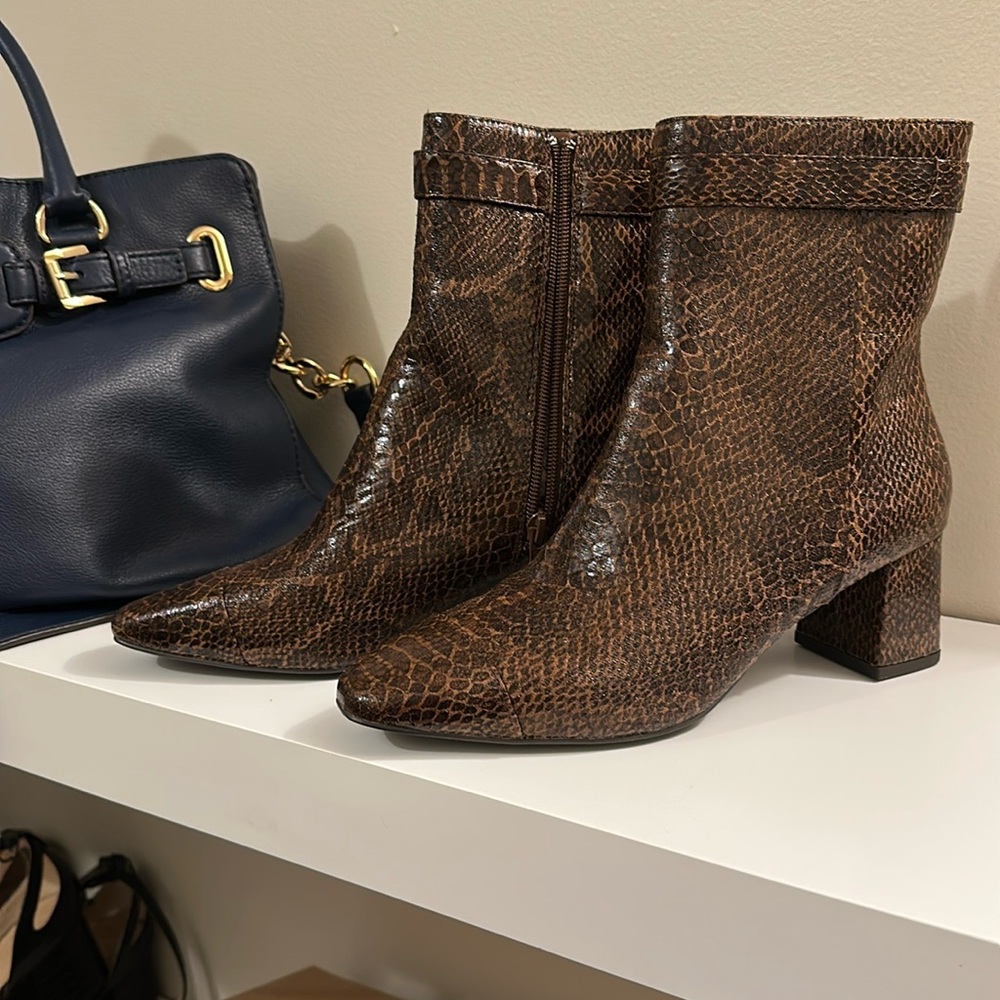 NEW vegan leather booties